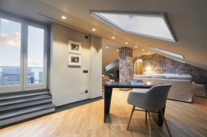 Splendido attico con 2 terrazzi in Brera